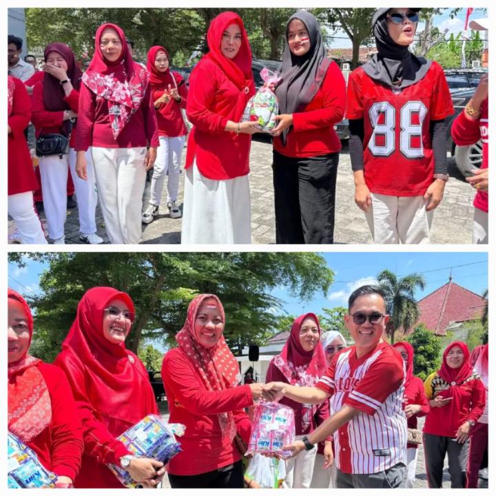Sekretariat Pemda Lampung Tengah Gelar Lomba Meriahkan HUT RI ke-80